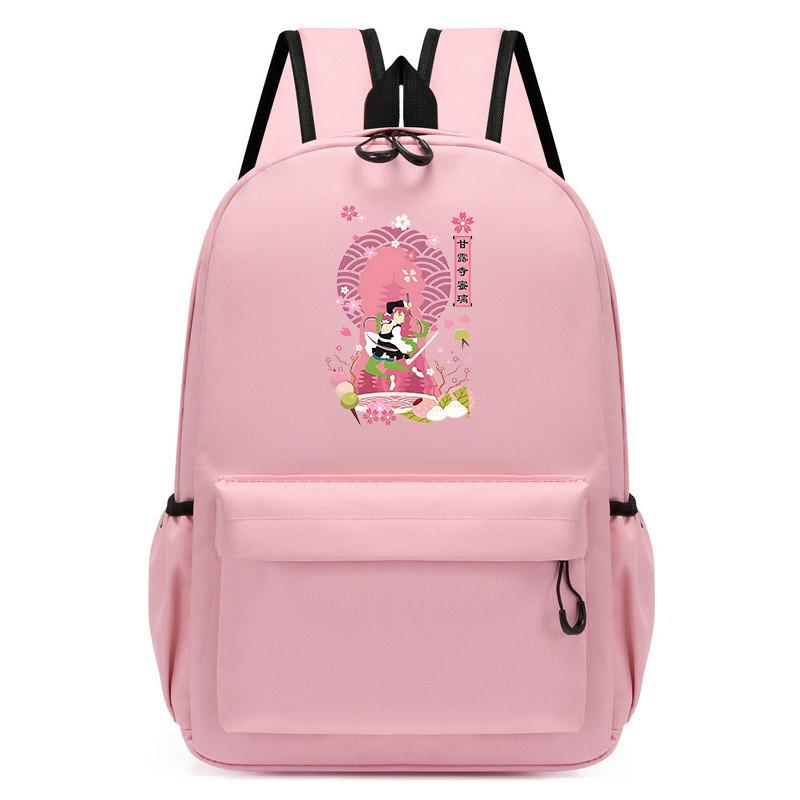 Demon Slayer Casual Backpack Student School Waterproof Small Cartoon Bag