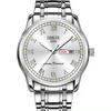 Swiss Men's Waterproof Quartz Watch: Elegant Automatic Movement, Slim Design