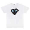 Unisex Crew Neck Short Sleeve Loose Fit Casual T-Shirt Colorful Heart Digital Print Basic Top