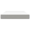 347754 vidaXL Pocket Spring Bed Mattress Light Grey 120x200 Cm Thickness 20 Cm