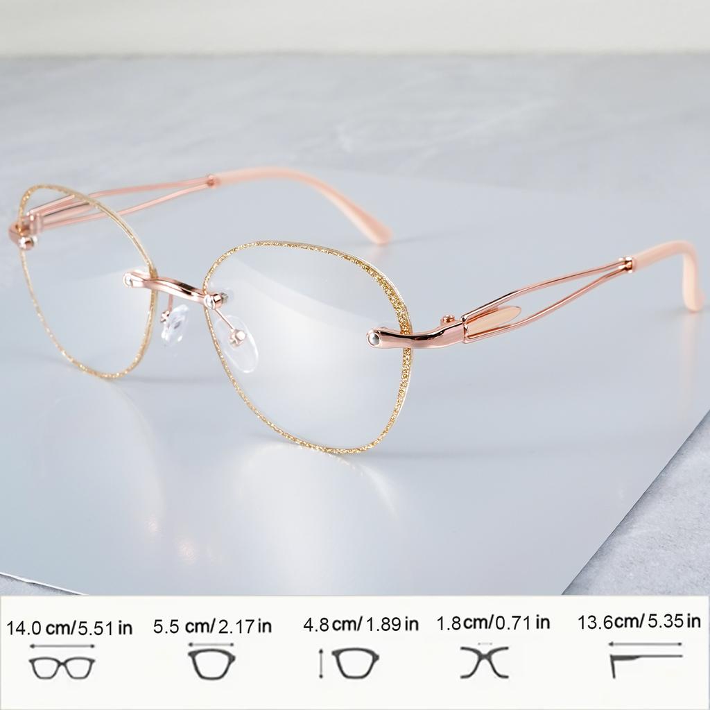 Retro Oval Reading Glasses For Men & Women - +1.00 To +4.00 Magnification Office & Computer Use Trendy Reading Glasses