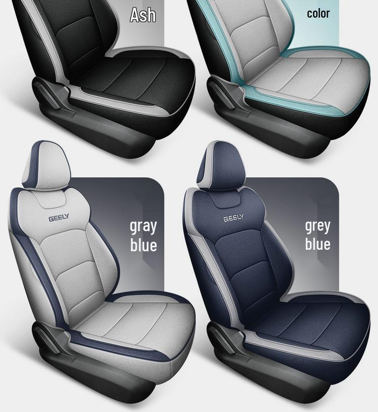 All-Season Full Coverage Seat Covers for 4th Gen Geely Emgrand