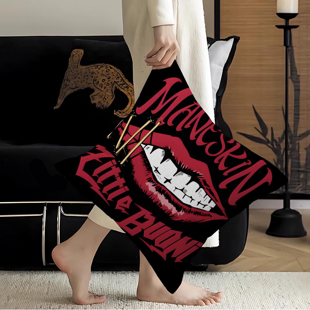 Italia Band M-Maneskin Cushion Cover Decorative Pillow Sofa Home Decor case pillow cases