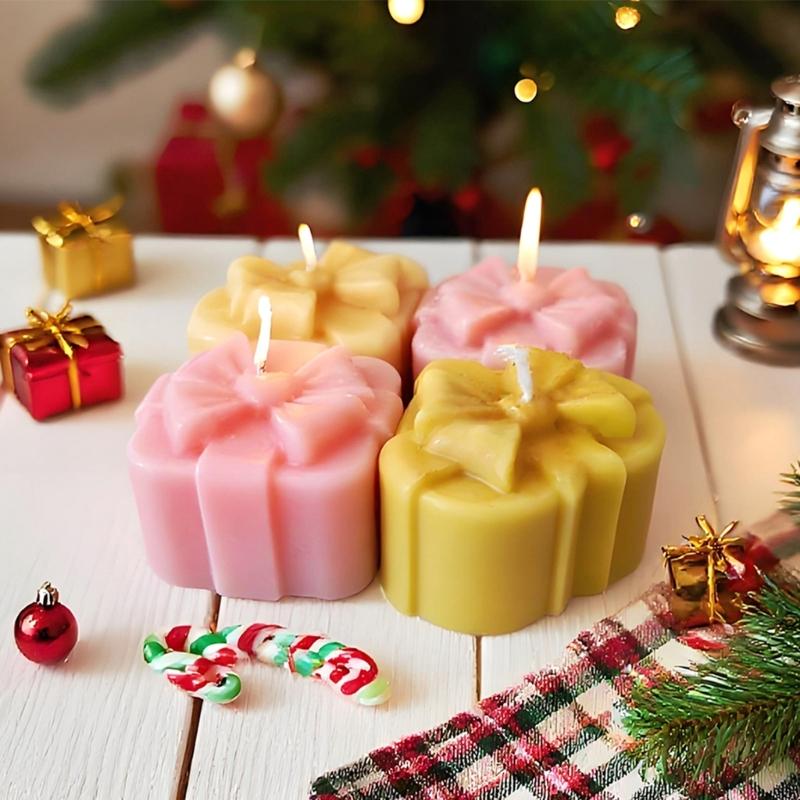 Food Grade Silicone Candle Mould Heart Shape Gift Box Designs for Festive Projects and Home Decoration