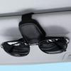 Magnetic Leather Sunglass Holder, Eyeglass Hanger Clip for Car Sun Visor, Suitable for Different Size Eyeglasses