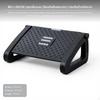 Office Foot Rest Stool, Adjustable Footrest with Massage, Under Desk Support, NonSlip, Black