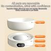 Ceramic Heated Coaster Heated Pet Bowl 4 Temperature Settings Dog Dish Drinking Dispenser Thermal Water Plate For Animals