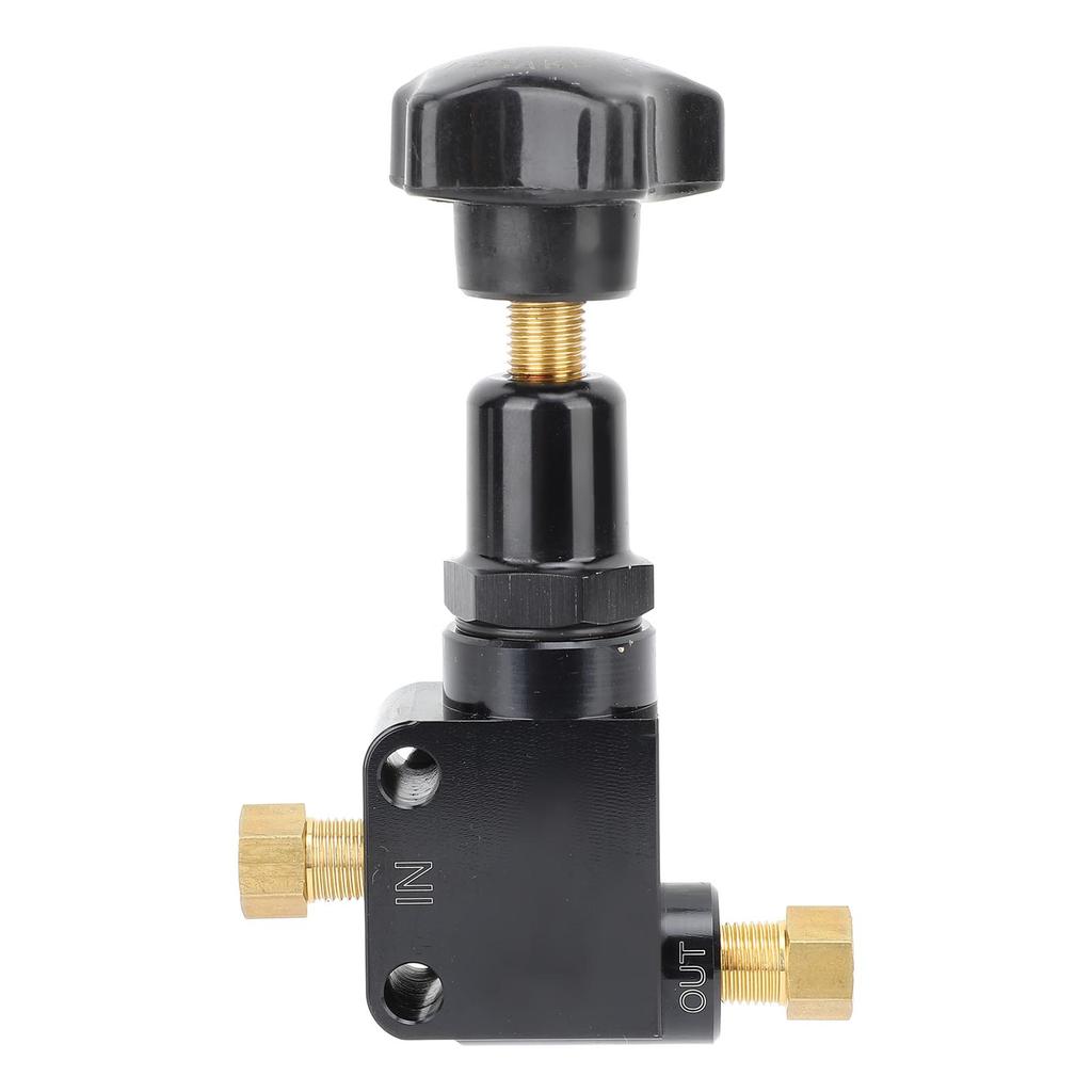 Adjustable Brake Proportioning Valve Knob Style 100‑1000PSI 1 8‑27 NPT Brake Bias Valve Pressure Regulator