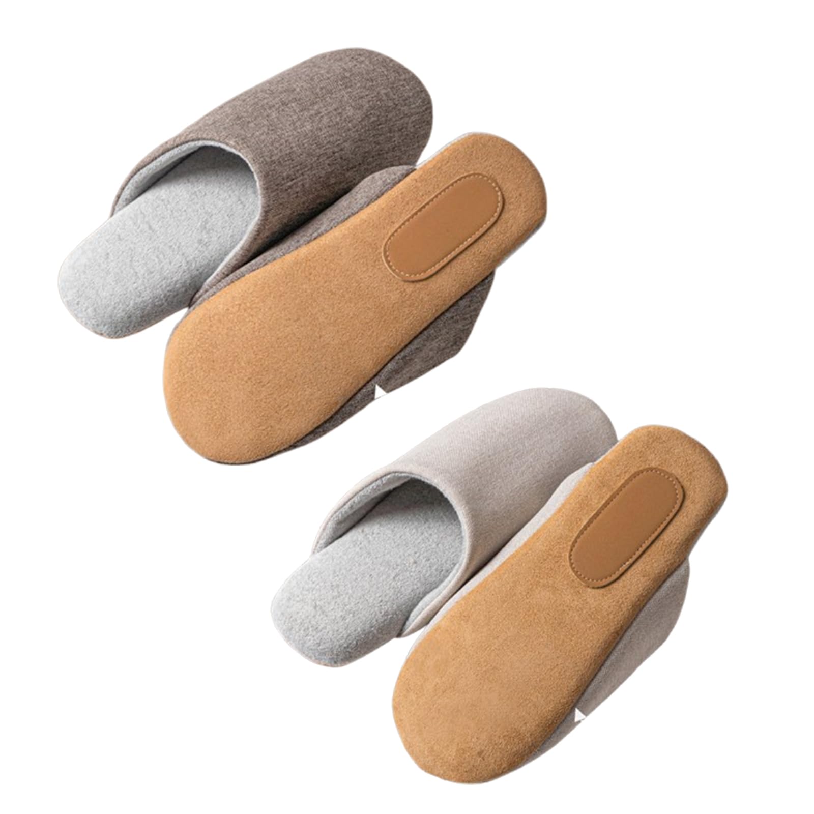 Set of 2 washable slippers for and indoor slippers for men and Perfect for stylish guests Comfortable cushioned quiet lightweight non-slip 4945₽