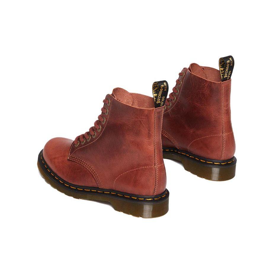 Dr. Martens 1460 Leather Fashion Commuter Short Boots Unisex boots Red Brown 30576293