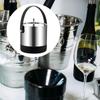 Ice Bucket Barrel Double Layer Beer Drink Tub for Bar Cocktails Home Party Event