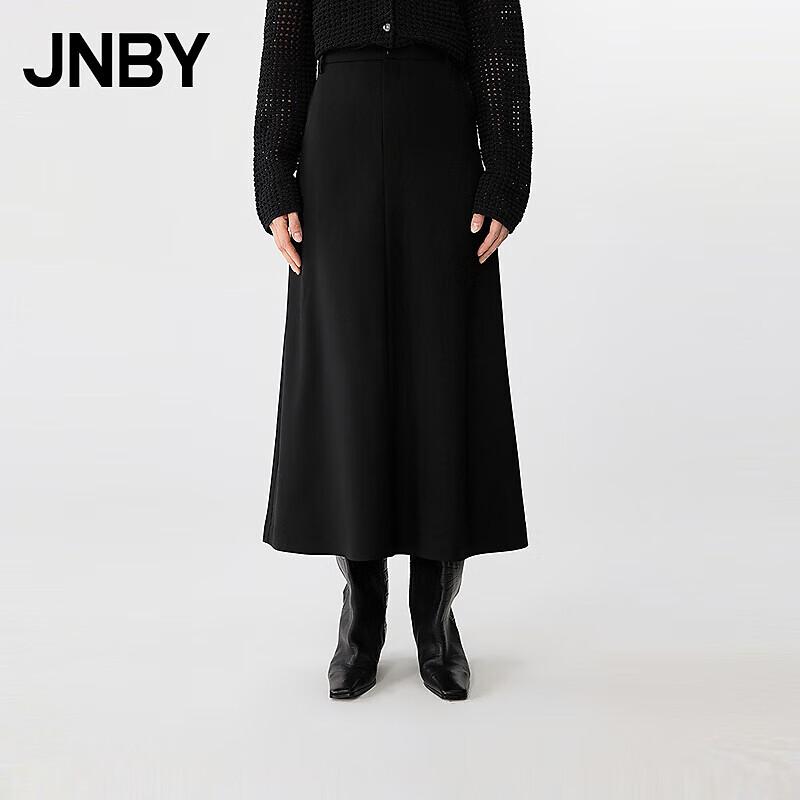 JNBY 2025 Spring A-Line Midi Skirt S
