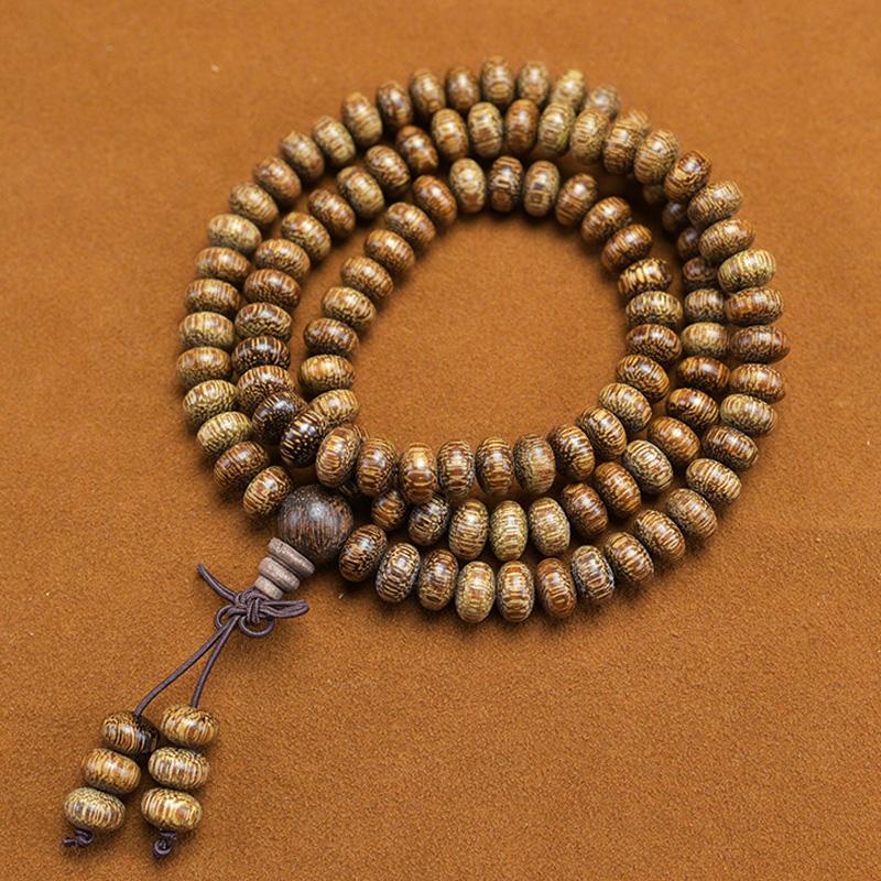 Quick Delivery Wooden Bead Bracelet Solid Lightweight Gift Con Perline Smooth Fashion Durable Natural Fragrance Bracelet