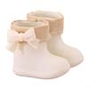 Doll Miniature Shoes Silicone Rain Boots Short Bow Accent Waterproof Non Slip Accessories