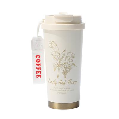 New Double Drink Mug Stainless Steel High Color Coffee Cup Car Simple Water Cup