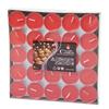 Aluminum Shell Round Tealight Valentine's Day Proposal Picture Hotel Tea-making Fire-free Paint Small Candle