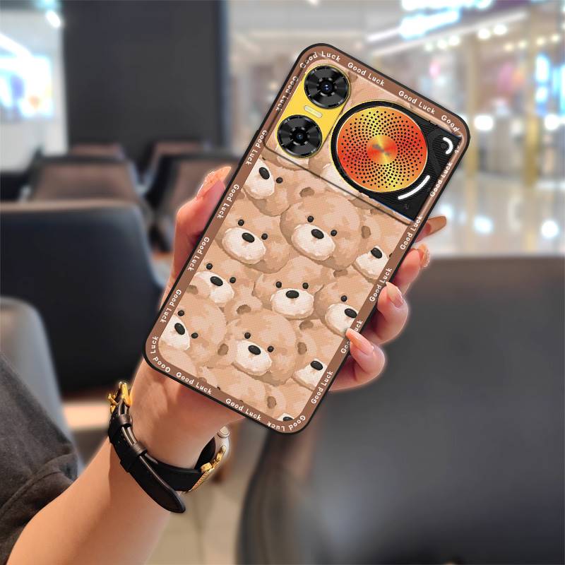 Silikonhülle Handyhülle für ZTE Nubia Music2 Stoßfest Cartoon Vollständig umschließend Langlebig Staubdicht TPU Modisches Design Niedlich