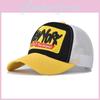New York Style Adjustable Cotton Baseball Hat With Curved Brim For Men Women