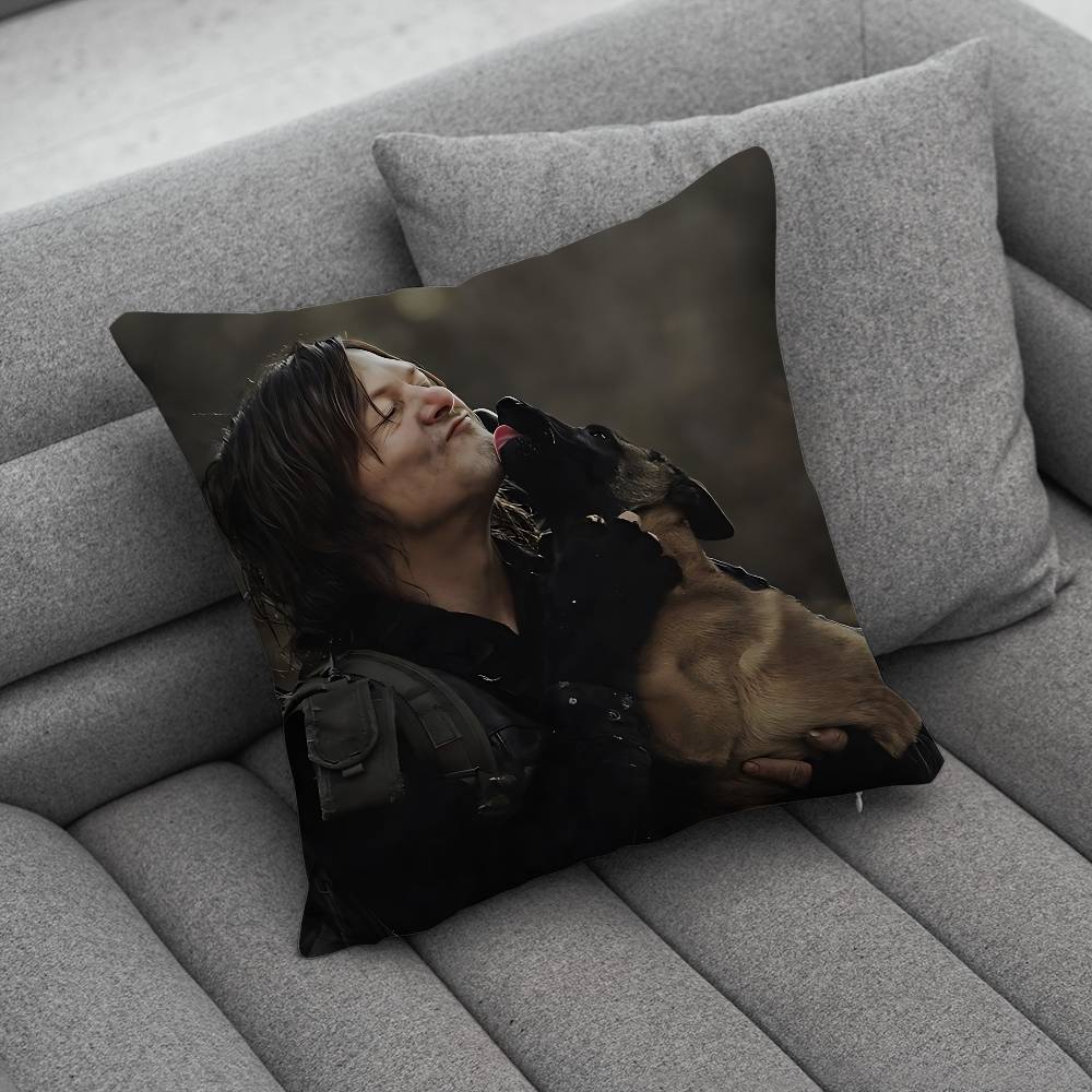 DDaryl Dixon Print Pattern Sofa Cushion Cover Pillowcase Home Party Car Bedding