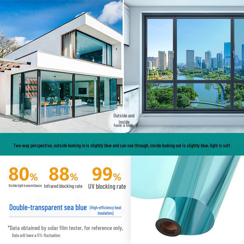 One-Way Vision Heat Insulation Sun Protection Glass Film