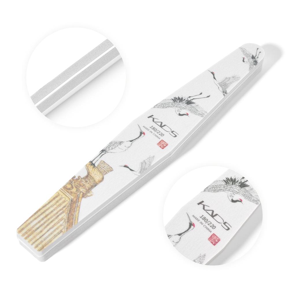 

Пилочка для ногтей и буфер в восточном стиле полумесяц, двухсторонняя наждачная бумага, шлифовальный гель для ногтей, инструмент для маникюра