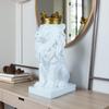 Crown Lion Handmade Resin Ornament: Creative Living Room or Bedside Gift Decoration.