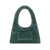 Vintage Rivet Shoulder Underarm Bag The United States Fashion Motorcycle Bag Large Capacity Fashion All-match Handbag Commute