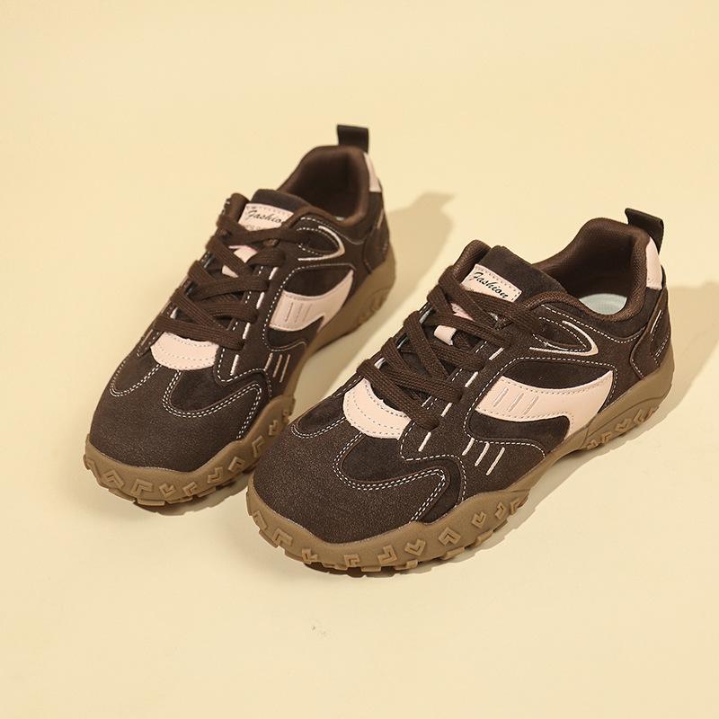 Retro niche design dad shoes women 2025 summer and autumn new thick-soled German training shoes versatile soft-soled sports and leisure shoes