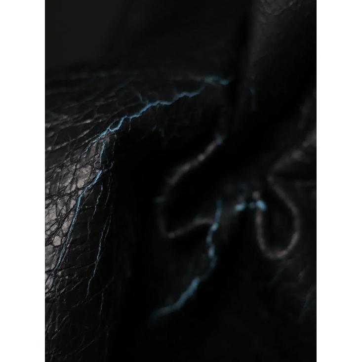 PU Leather Fabric Leather Jacket Stage Background Decoration Creative Apparel Sewing Fabric Wholesale Cloth For Diy Material