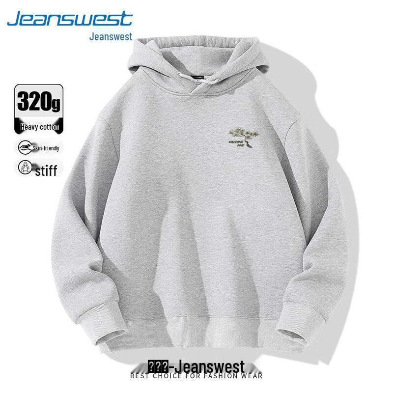 Jeanswest Men's Chinese Style Heavy Cotton Hoodie