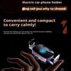 Car Phone Holder With Wireless Charging And Navigation Support, Auto Accessories, Built-in And Lock Function