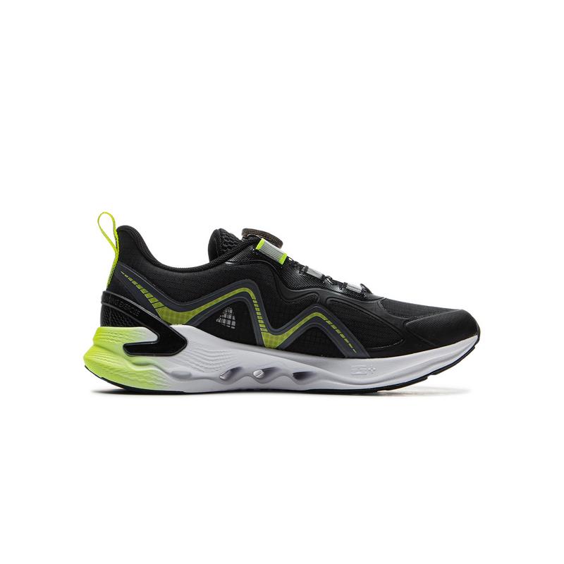 Li Ning Kids PU Versatile Comfortable Non-Slip Wear-Resistant Low-Top Running Shoes Kids sneaker YKFV040-1