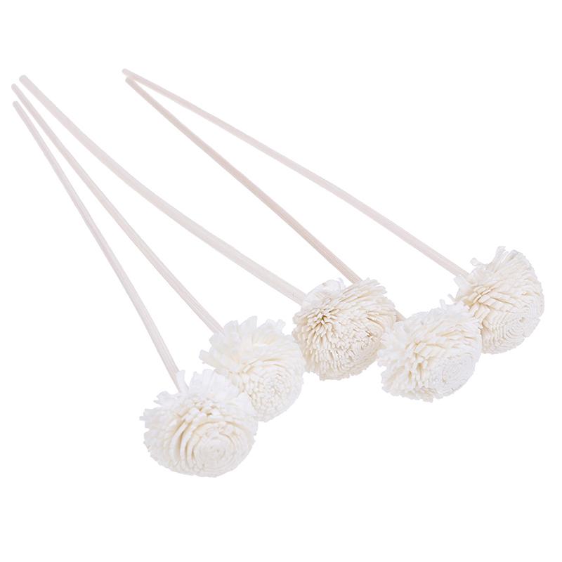 5Pcs Flower Rattan Reeds Fragrance Diffuser Non-Fire Replacement Refill Sticks
