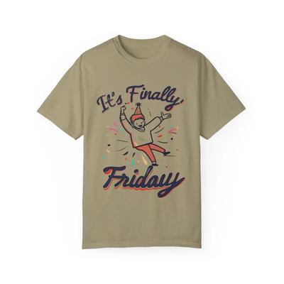 It's Finally Friday T-Shirt, Unisex Tee, Weekend Celebration Shirt