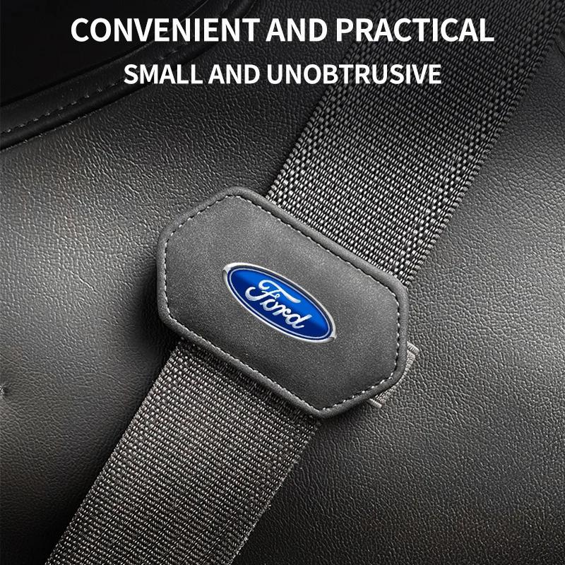 New Car Seat Belt Clip Safety Adjustable Auto Stopper Buckle Clip Magnetic For Ford Mustang BA Shelby SYNus King GTX1 Ka Fusion