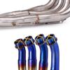 Slip On full Motorcycle Exhaust System Escape 51MM Front Tube Link Pipe Connect 51MM muffer For YAMAHA R6 2006-2016
