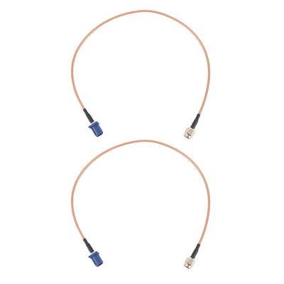 2PCS Fakra C Male To SMA Male Antenna Adapter Cable Anti Interference RG174 Car GPS Antenna Adapter