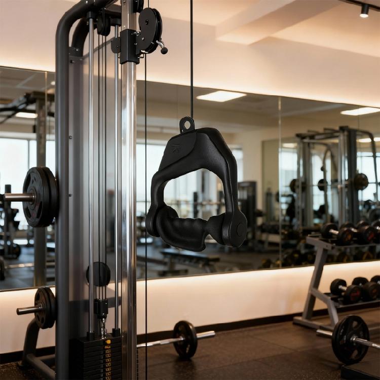 Pulley Cable Machine Handle Gym Exercise Handle  Pull Down Grip Fitness Workout Band Handle Training Accessories