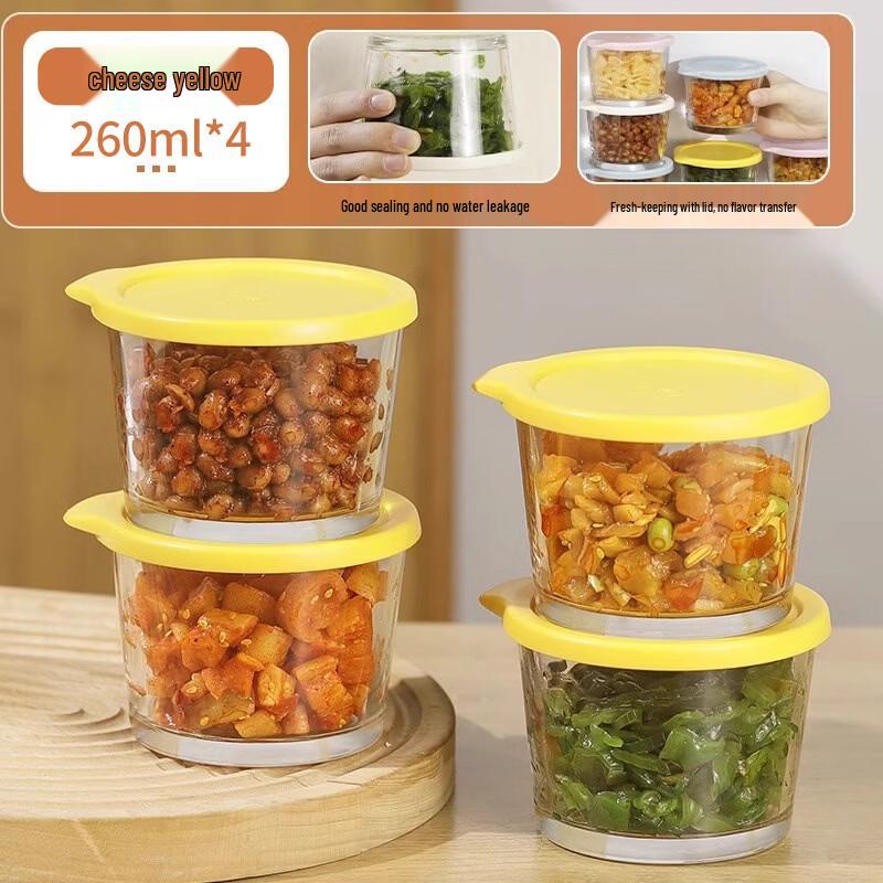 ZISIZ Glass Food Storage Containers