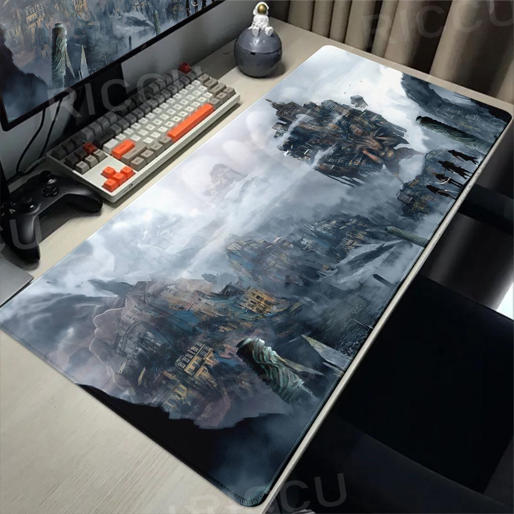Clair Obscur Expedition 33 Podkładka pod mysz XXL Podkładka pod klawiaturę i mysz ścieg Podkładka pod mysz Podkładki na biurko Akcesoria do PC do gier Mata do e-sportu 90x40cm