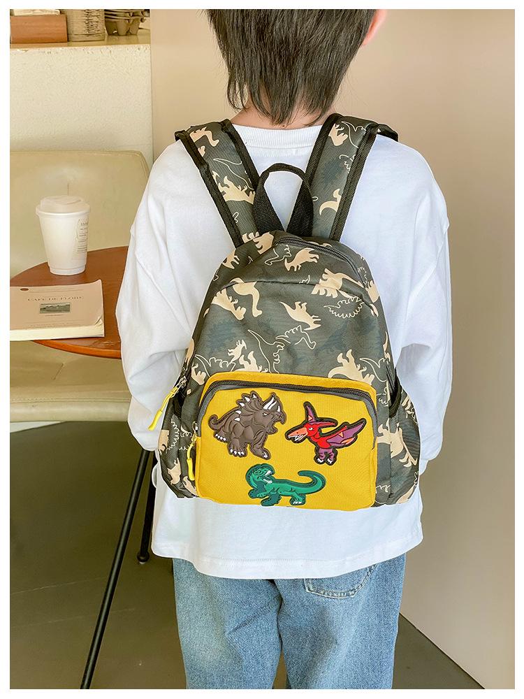Rucsac Dinozaur Desen Animat pentru Copii - La Modă, Casual și Mic pentru Băieți și Fete de Grădiniță