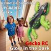 Wall Crawler Gecko Remote Control Cars, Glow in The Dark Wall Climbing Gecko RC Toy Lizard Toys for Kids, Electric Wall Crawling Crawler Lizard Robot