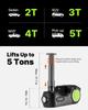 VEVOR Electric Car Jack 5 Ton Car Jack Hydraulic, Electric Floor Jack with Electric Impact Wrench, LED Light Hydraulic Jack Car Repair Tool
