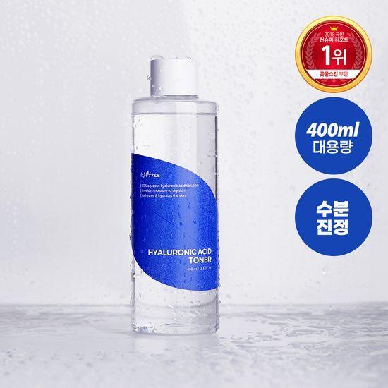 Large Capacity ISNTREE Hyaluronic Acid Toner 400ml