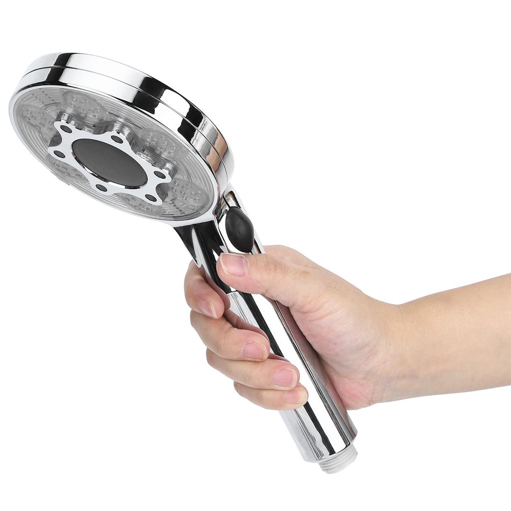 G1/2in Digital LED Shower Head with 3?Color Temperature Controller Handheld 3 Spraying Mode