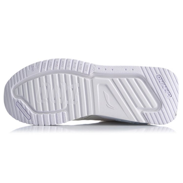Li Ning 001 T2000 Trendy Casual Durable Lightweight Low-Top Running Shoes Women sneaker White Red AGLQ002-6
