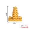Fortune Attracting Coin Rotating Ornament Sand Gold Color Entrance Cashier Desk Decoration Wealth Opening Gift