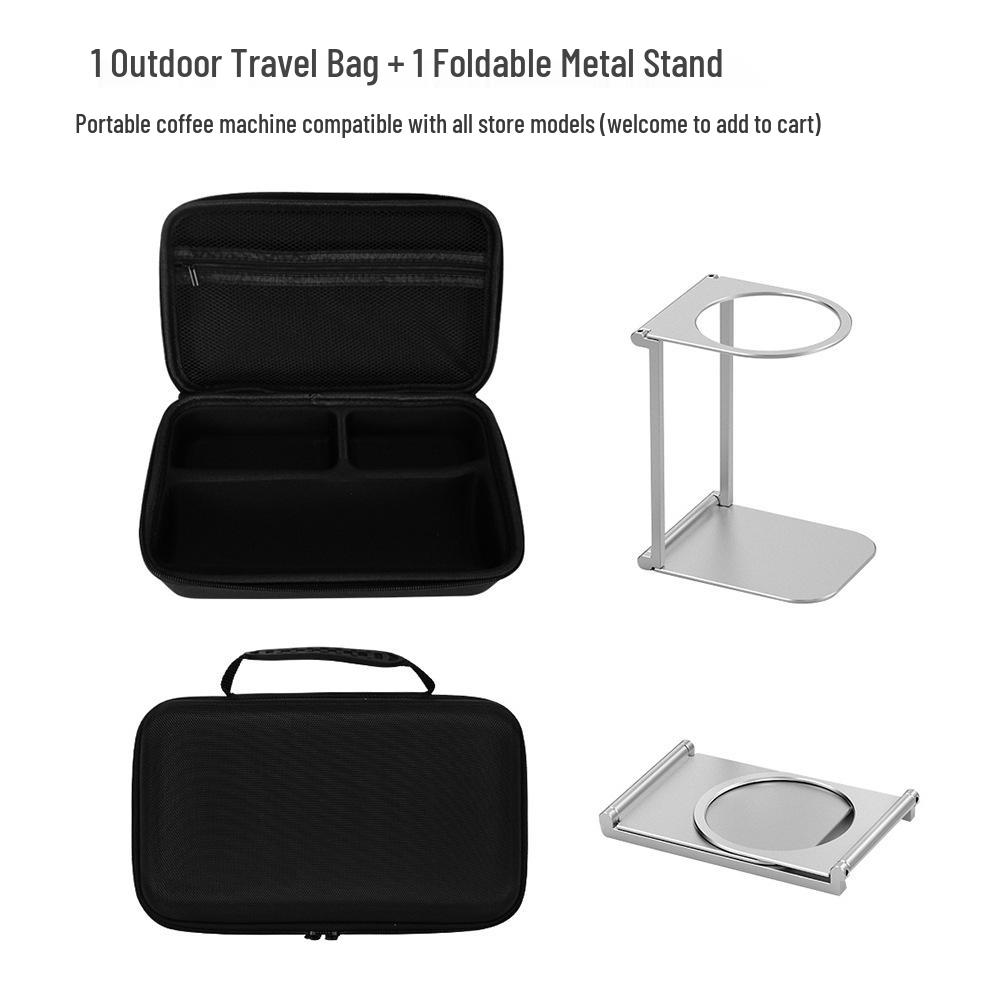 Compact 3-in-1 Espresso Coffee Maker: Capsule, Powder, & Portable Mini Size