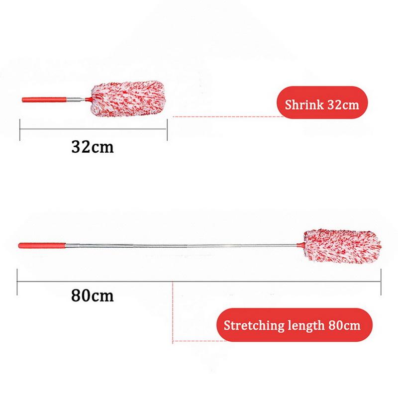 Waschbarer Staubpinsel, Reinigungswerkzeug, ausziehbarer Staubwedel