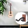 Guitar Wall Mount Hanger Hook Guitar Wall Hook Hanger Solid Sturdy Black Metal Holder Hanger